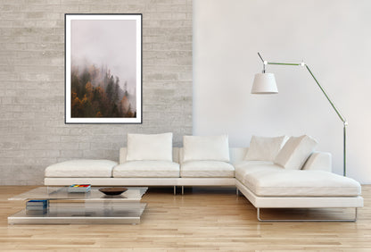 Misty Mountain, autumn, the Dolomites- Gallery Frames