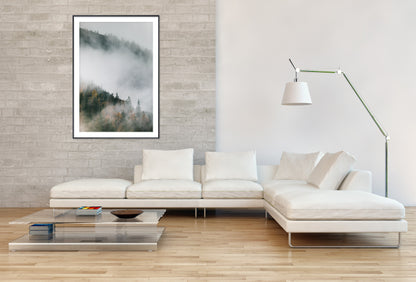 Misty Morning, autumn, the Dolomites II- Gallery Frames