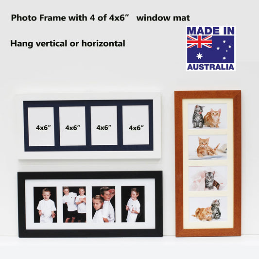 4-in-1 Photo Frame - 4x6" Windows