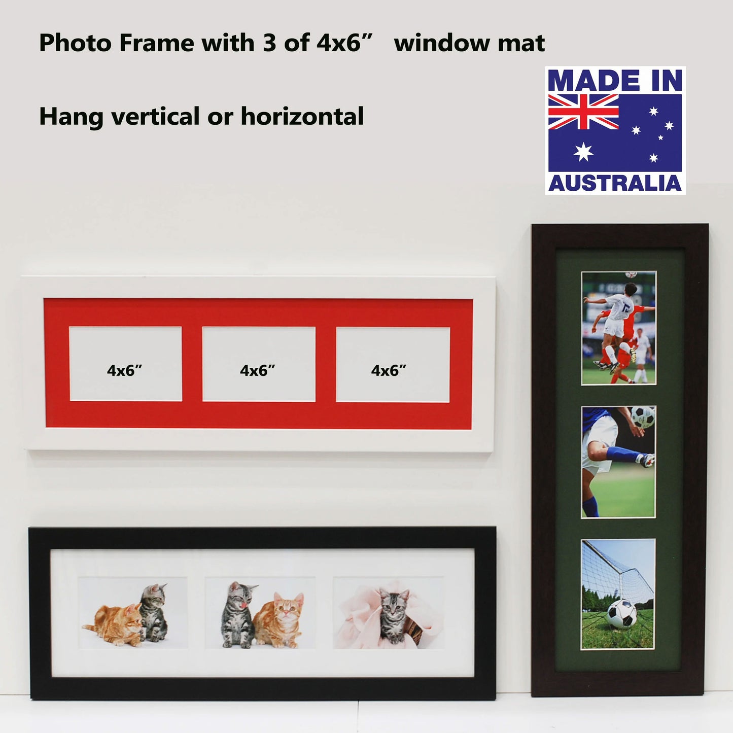 3-in-1 Photo Frame - 4x6" Windows