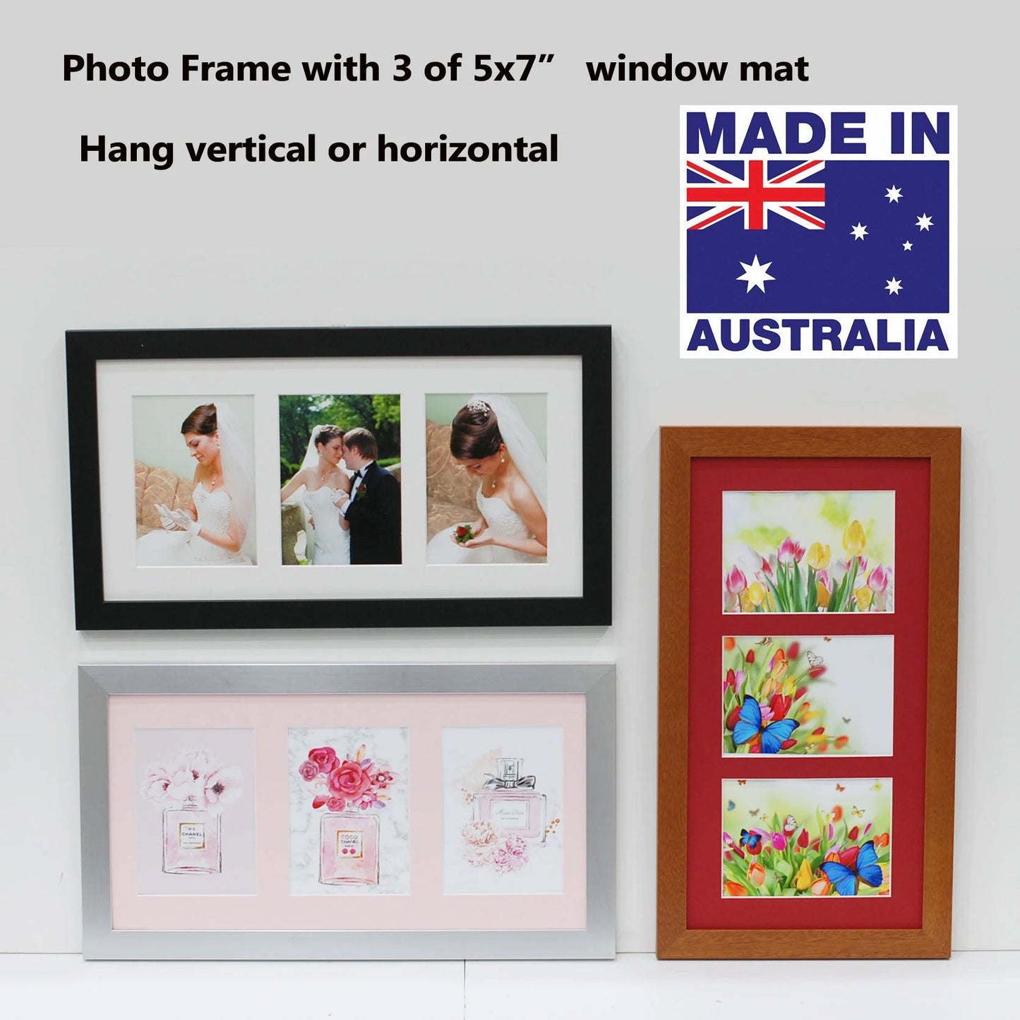 3-in-1 Photo Frame - 5x7" Windows