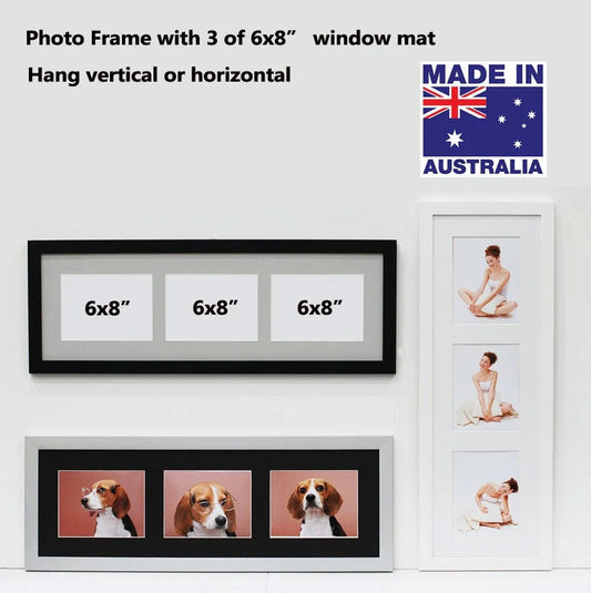 3-in-1 Photo Frame - 6x8" Windows