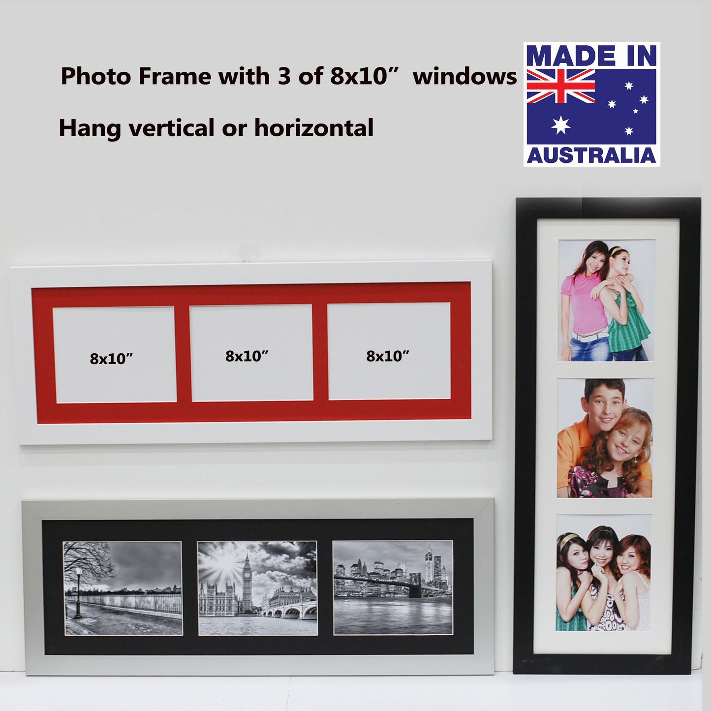 3-in-1 Photo Frame - 8x10" Windows