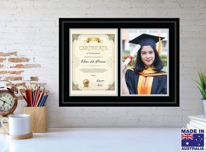 Certificate Frame - 2x A3 Window - Double Mat