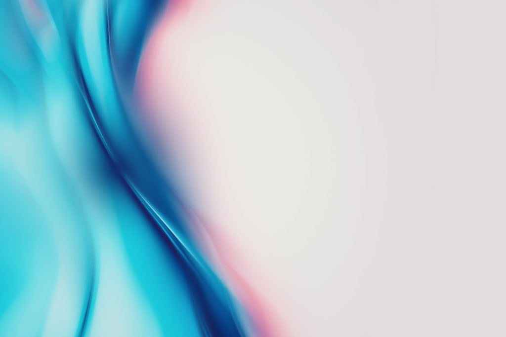 Abstract Fluid Blue White Color Shapes I - Floating Frames