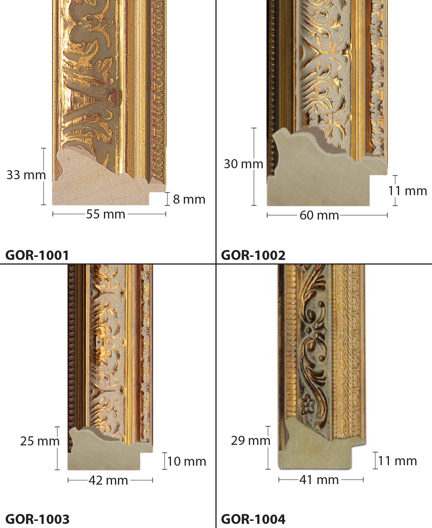 Wooden Ornate Gold Classic Gold Photo Picture Frame for Wall Art Work A0, A1, A2, A3, A4 size