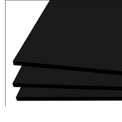 5x Black 10mm Thick Foamboard Backing Board Extra Rigid Core Acid Free Lightweight 8x10"-30x40"