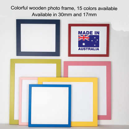 Colour Photo frame (large), 15 bright colors, A4, A3, A2, A1 size, foamboard backing