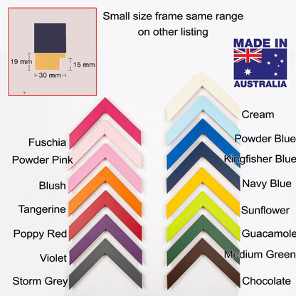 Colour Photo frame (large),15 bright colors, B3(35x50cm), B2(50x70cm), B1(70x100cm) size