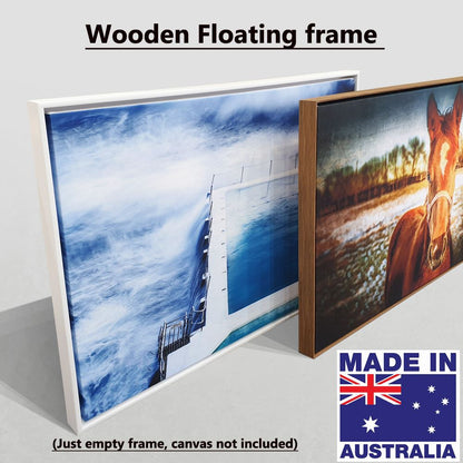 Timber Floating Frame for Canvas | 20mm Deep | 5mm Gap