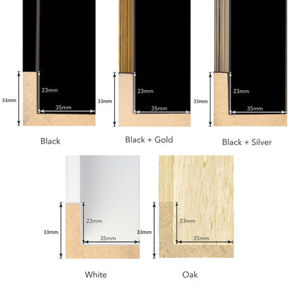 Timber Floating Frame for Canvas | 20mm Deep | 5mm Gap