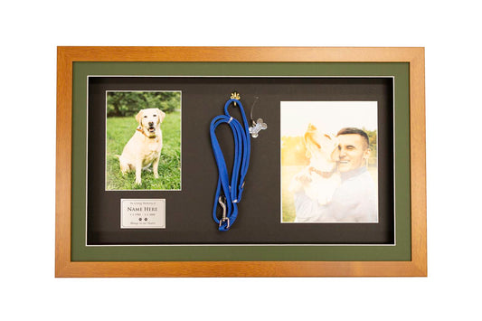 Pet Memorial Shadow Box Frames | 650mm x 380mm | 6x8" & 8x10" Window for Photos